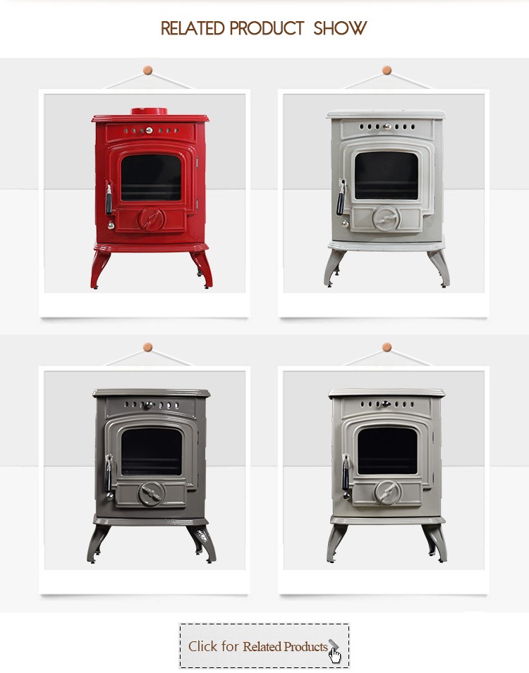 8KW China Hotsale Wood burning Stove Woodburning Stove HF907 with wood box