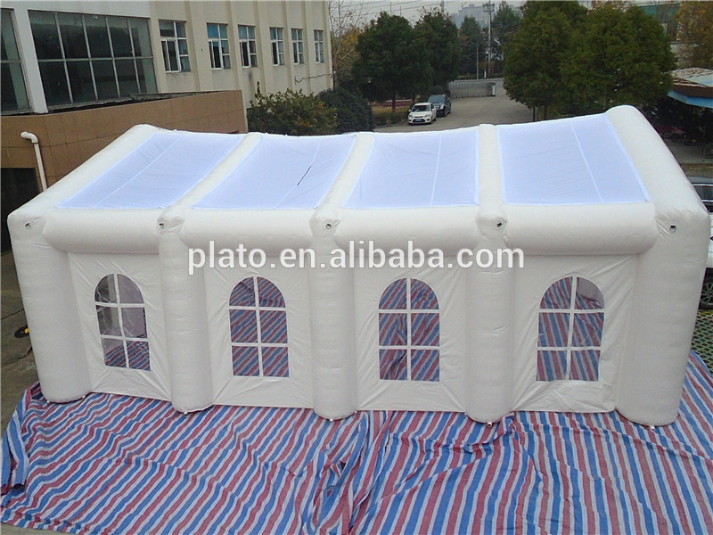 Color change lighting LED giant inflatable tent for wedding event