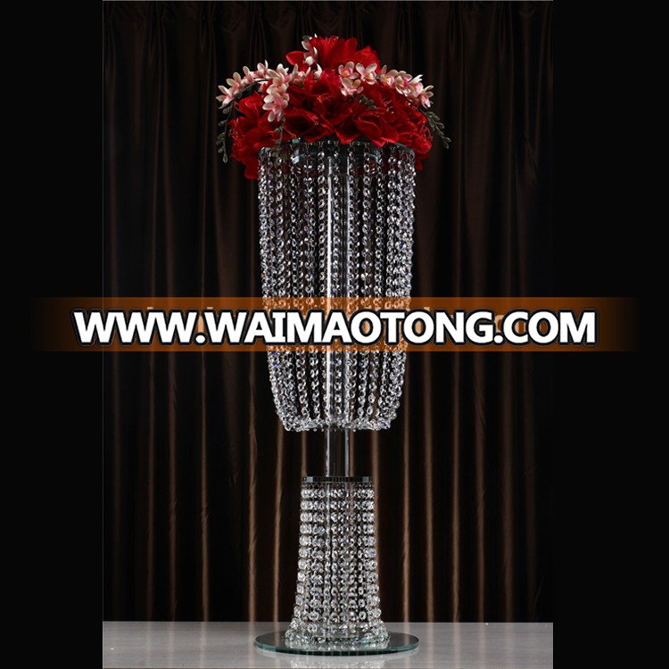 92cm table crystal wedding decoration flower stand centerpieces