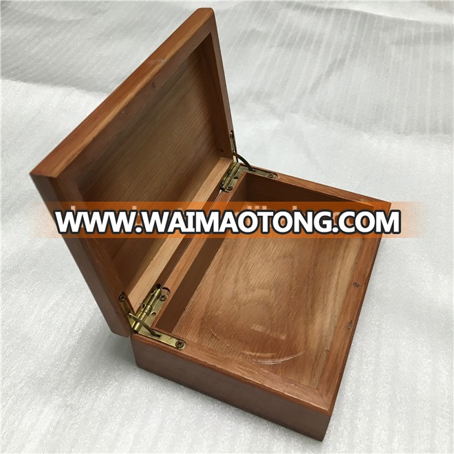 Custom Printing Logo Timber Cigar Box Wood Packaging with Sliding Lid