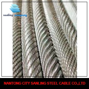 6*37+FC High Tension Strength Steel Wire Rope