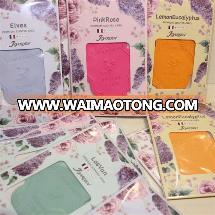 Multi-purpose Colors air freshener home deco cheap hottest sell item in australia hanging scented plastic gel card