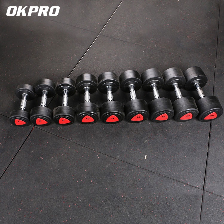 OKPRO Custom Fitness Power Training PU dumbbell