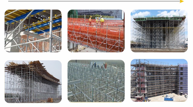 High strength steel scaffolding material