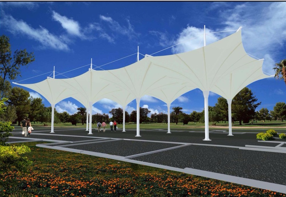 PVDF tensile fabric structure ,swimming pool membrane structure ,stadium tent membrane structure