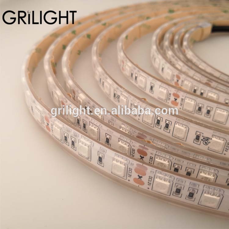 Factory Shenzhen rgb waterproof 300leds 5050smd rgb waterproof led strip light