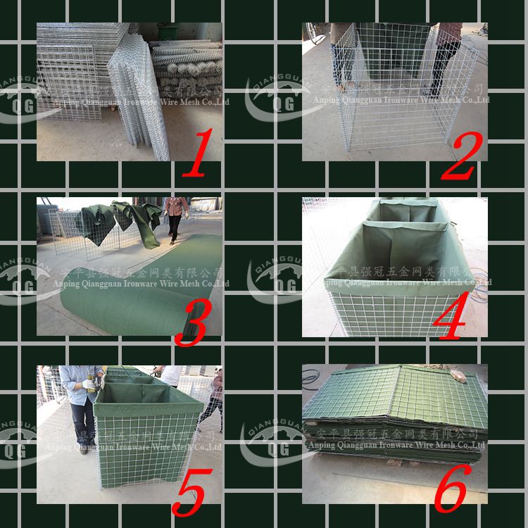 Factory cheap price military sand wall barriers for sale