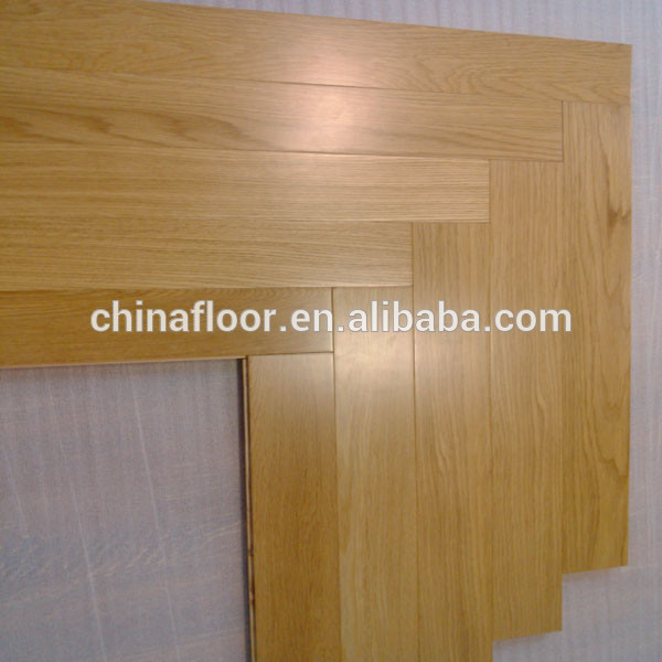 Foshan factory white oak herringbone parquet flooring