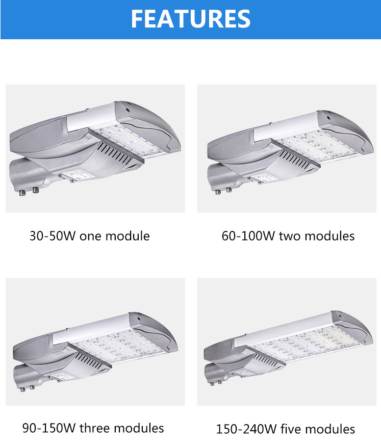 150W 200W LED shoebox light outdoor LED parking lot light