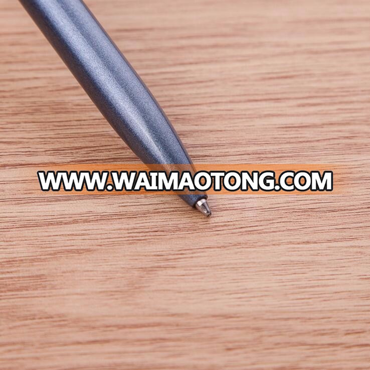 crystal diamond on top metal body promotional advertising ballpoint pen business signature office ball pen