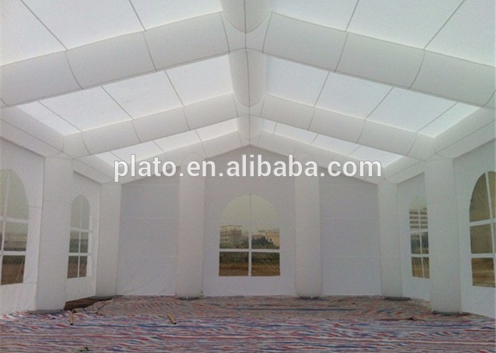 Color change lighting LED giant inflatable tent for wedding event