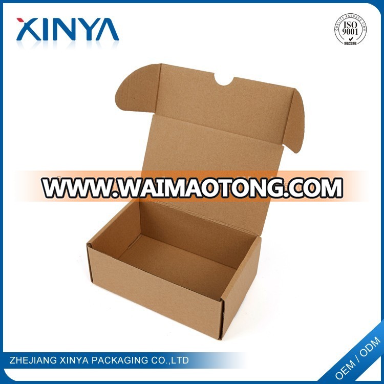 XINYA Wholesale Products Promotional Folding Brown Paperboard Gift Packaging Boxes Carton