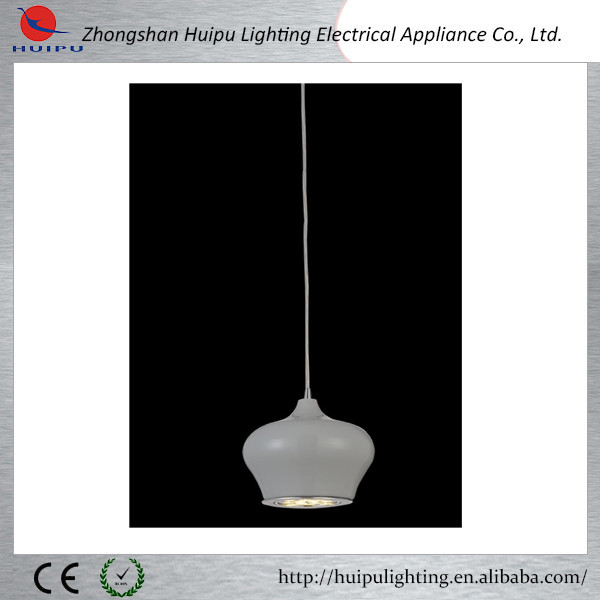 Zhongshan top sale single led pendant lamp with grey finish