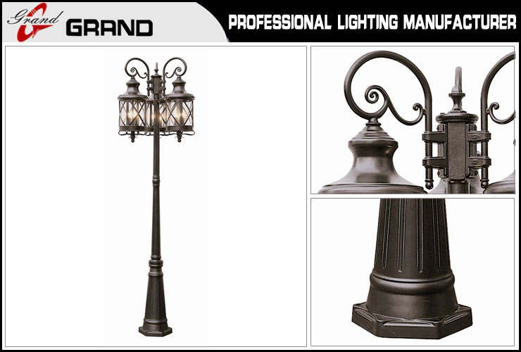 antique design pole led lighting