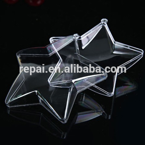 Supply plastic star shaped acrylic box for decoration plastic candy box