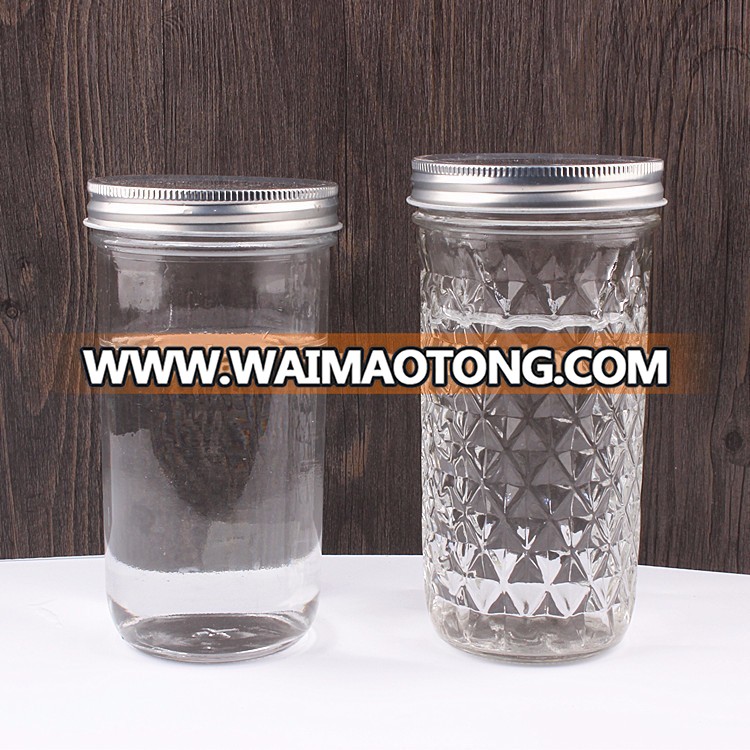 mini 2oz  Hexagon mason jar shot glass for jams and canning food with lids