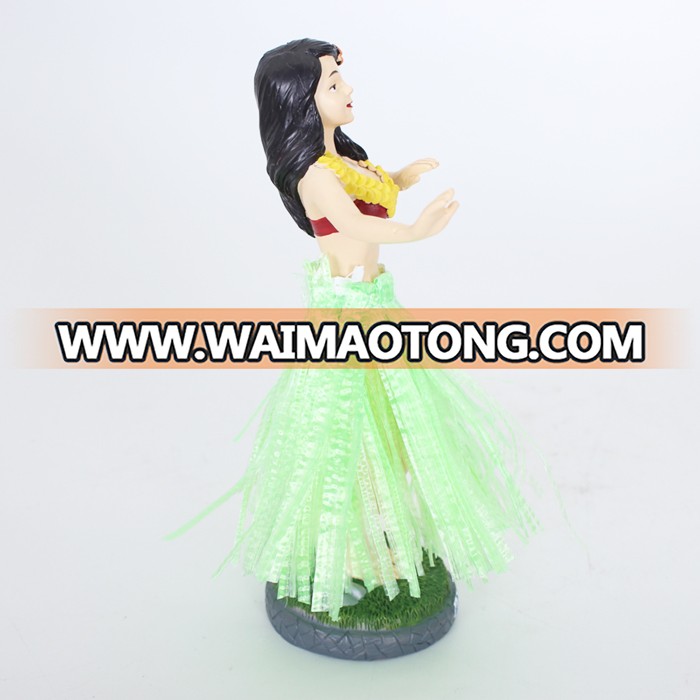 China wholesale polyresin hula girl dashboard bobble heads