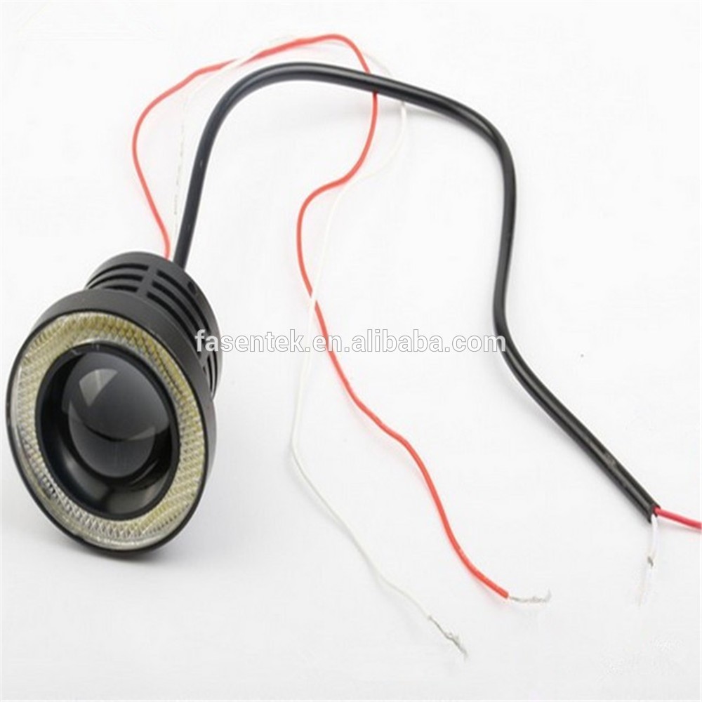 12V 30W COB Angel Eyes Fog Light LED Daytime Running Light 2.5 inch 3 inch 3.5 inch