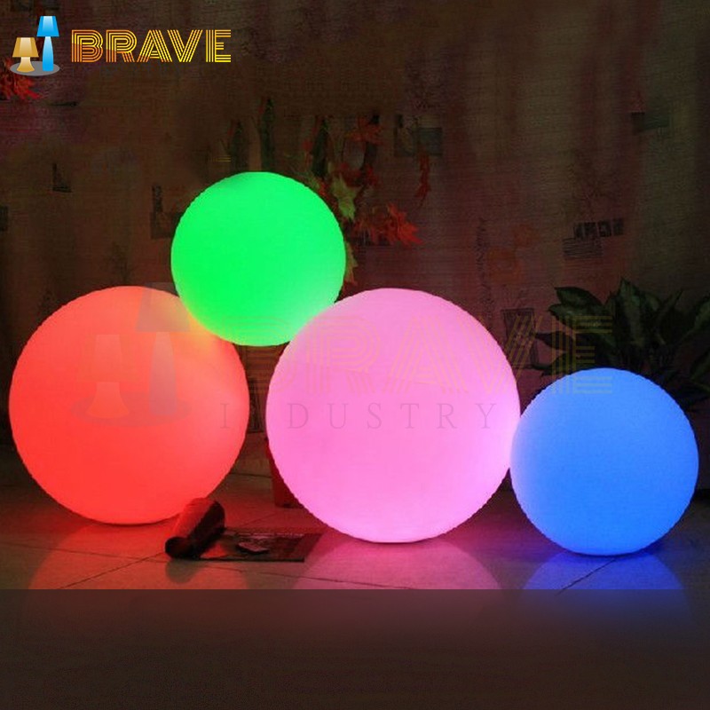 2019 New  LED Floating Waterproof light ball  PE material magic night ball LED  garden lamp for sale