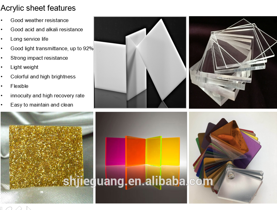 Fashionable multicolored rainbow / iridescent  acrylic sheet , one sheet can change 7 colors