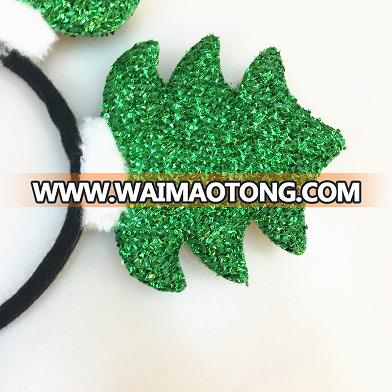 Green And Red Christmas Tree Fashion Headband