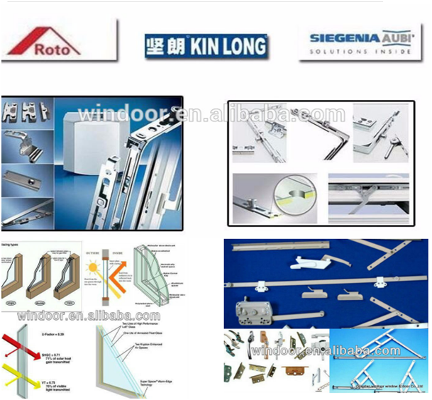 Oversea project Aluminium Window door china original manufacturer supplied Aluminum window