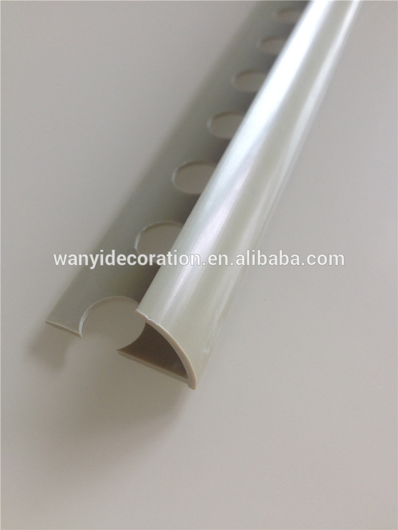 UPVC tile trim for ceramic tiles of mable edge