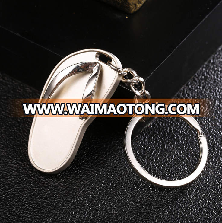 New Design muilti Key ring slipper zine alloy keychains for wedding favors, pretty present