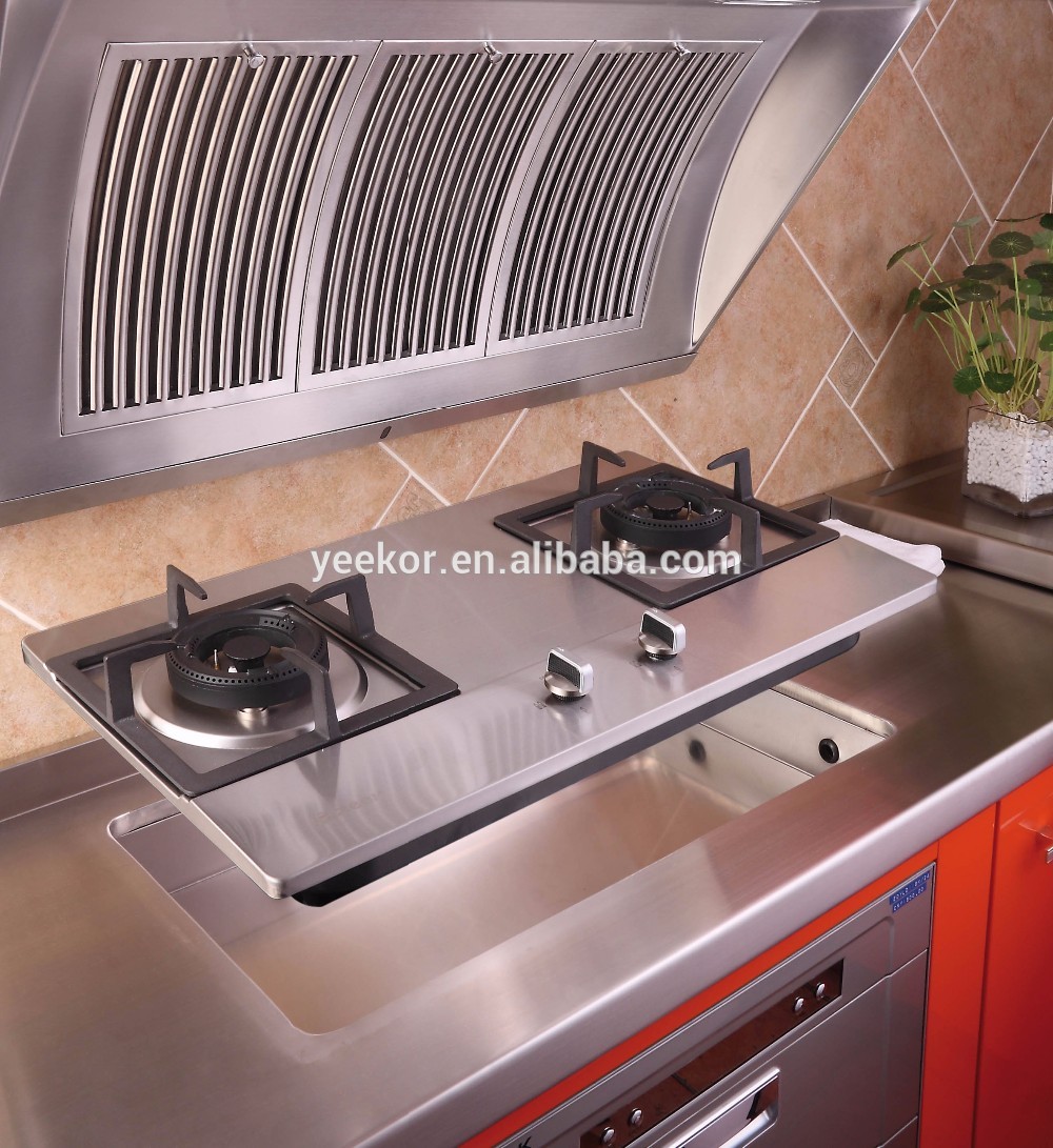 304 stainless steel Commercial Small kitchen cabinet