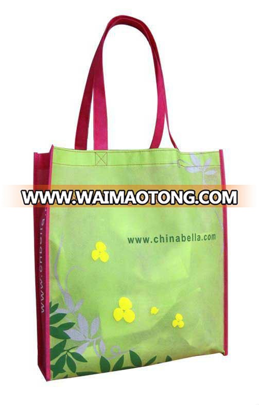 Green Fashion Custom Rope Handle Canvas Tote Bag