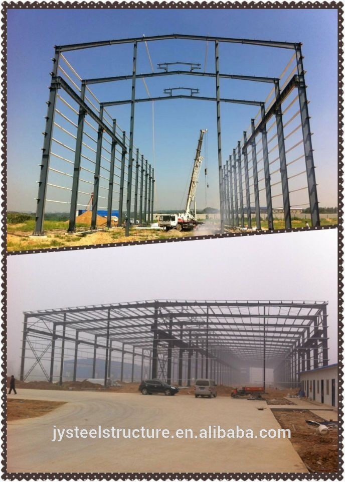 steel structure large span building for farm structures/workshop design