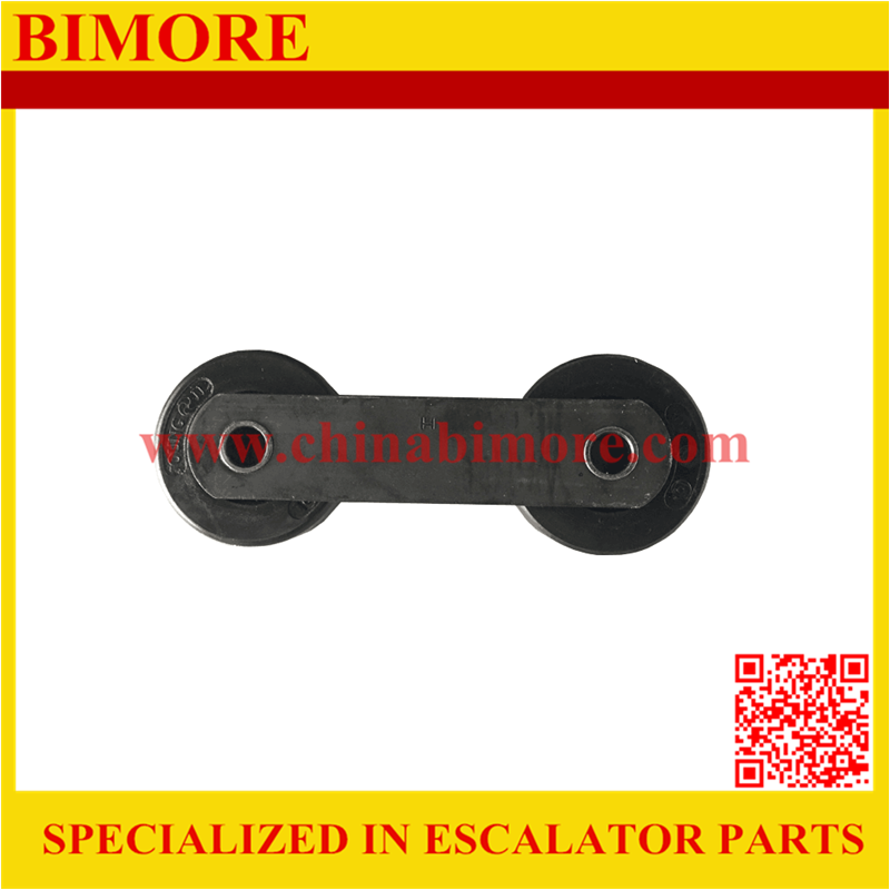 P=135.47mm Escalator step chain for roller 76*25mm, bearing 6204, pin diameter 14.63mm