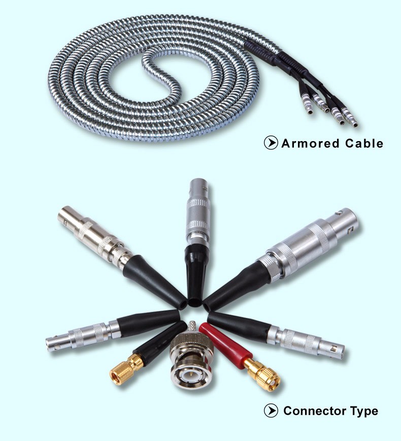 BNC LEMO Microdot Subvis ultrasonic probe cable for ultrasonic flaw detector