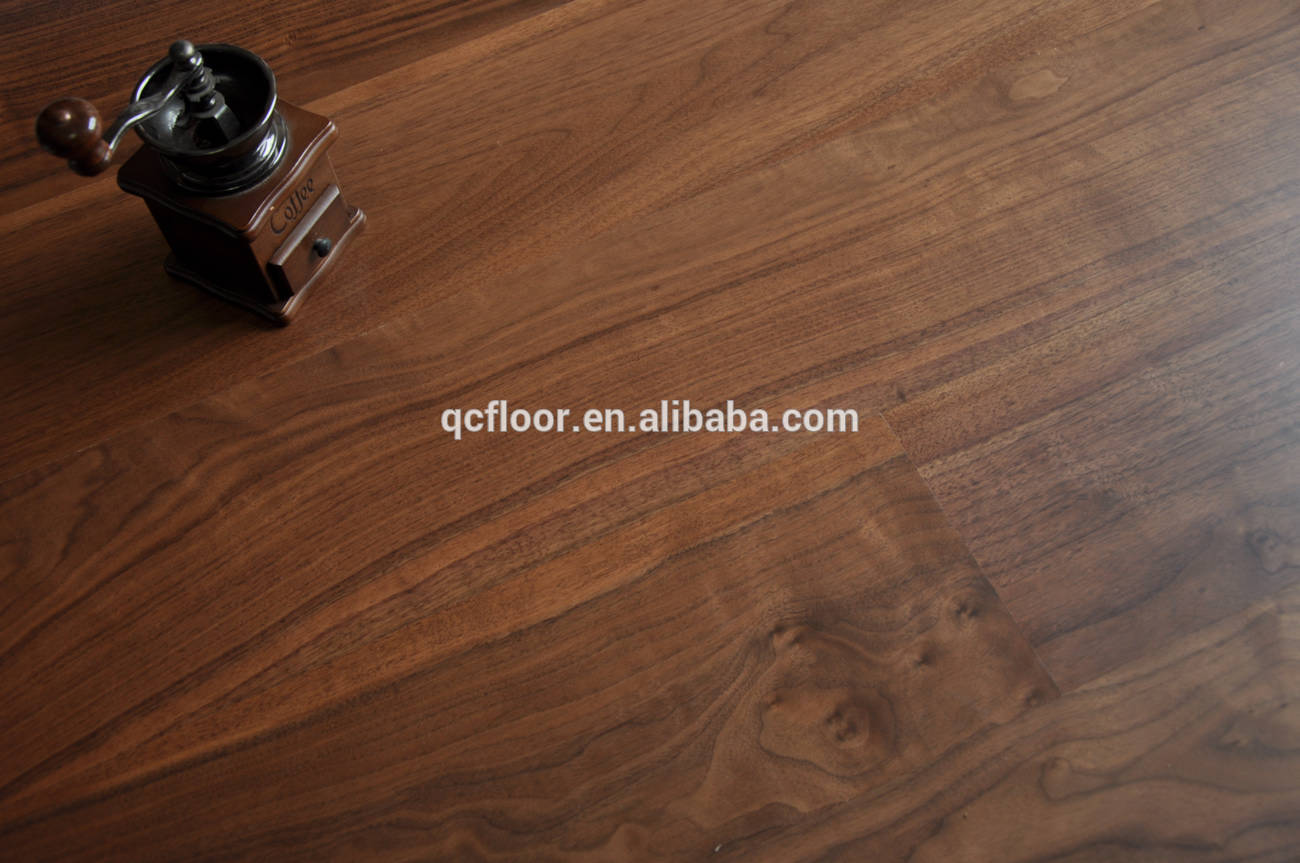 Asian walnut flooring 15MM indoor and home used walnut engineered wood flooring