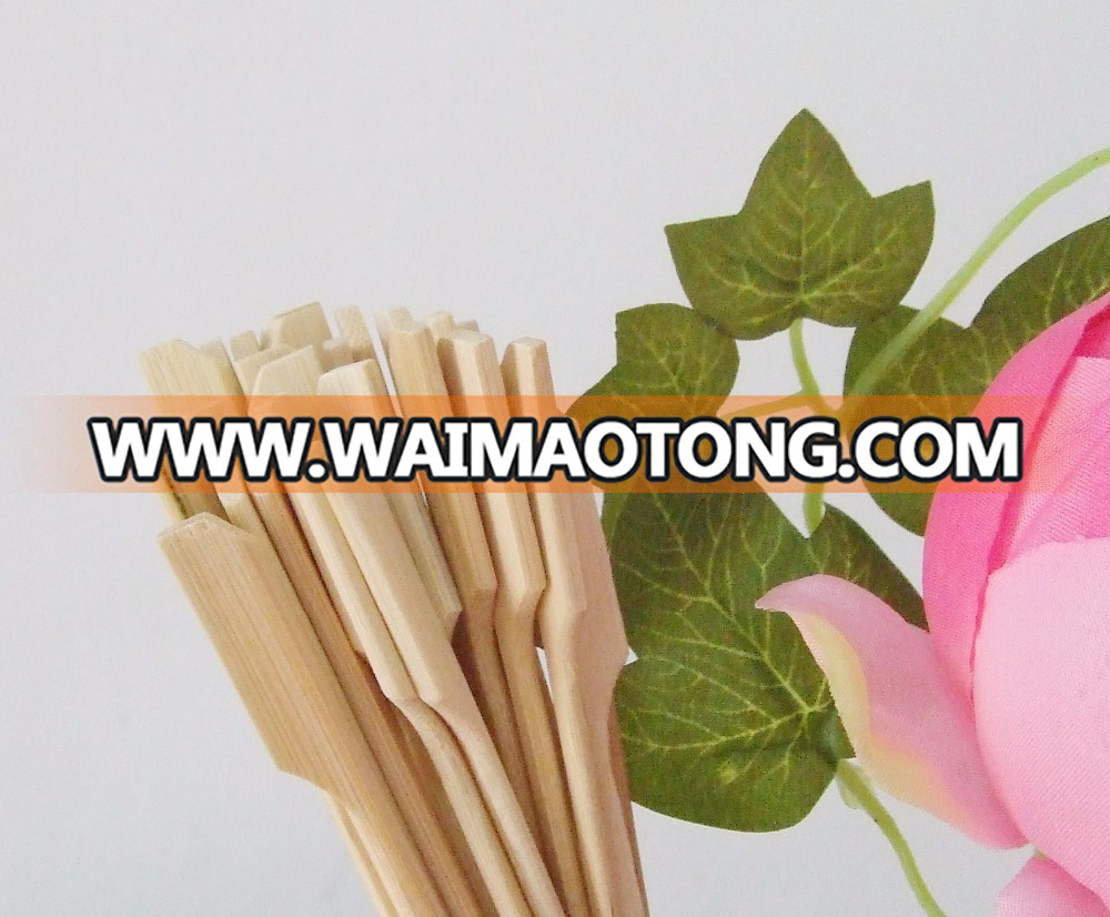 Heat Resistance Easily Cleaned iron bamboo bbq skewers for christmas