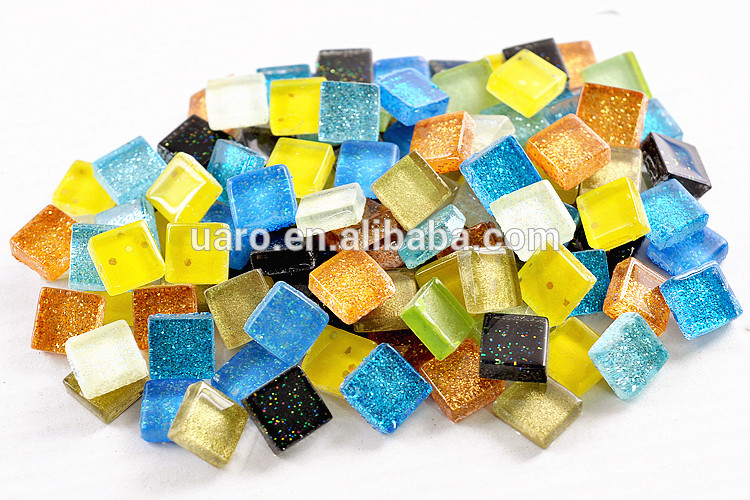 High quality glazed natural stone pebbles mosaic tile