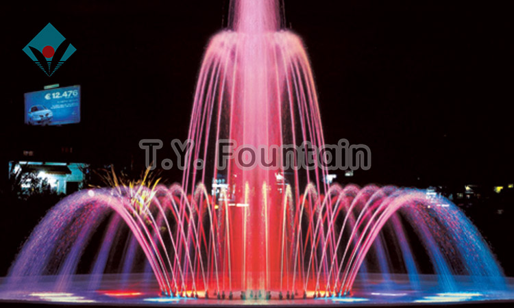 garden mini battery operated music dancing fountain