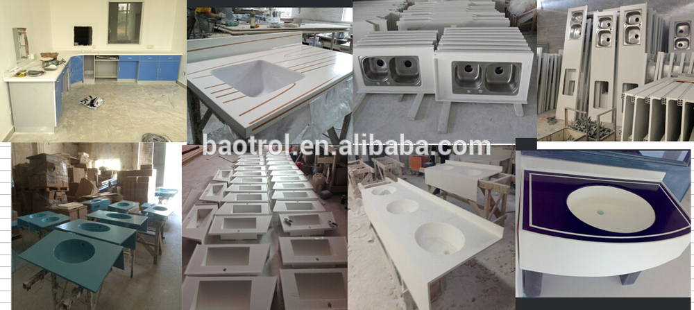 Factory -made acrylic bathroom sink/solid surface wash basin