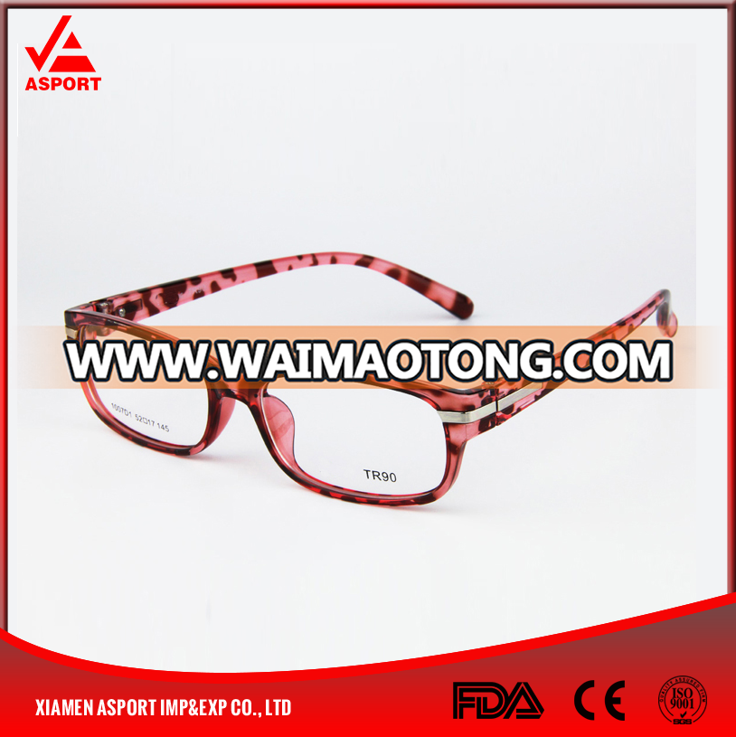 LY-1007 Fashion Design Matt Full-rim TR90 Material Eyeglass Frame Rx