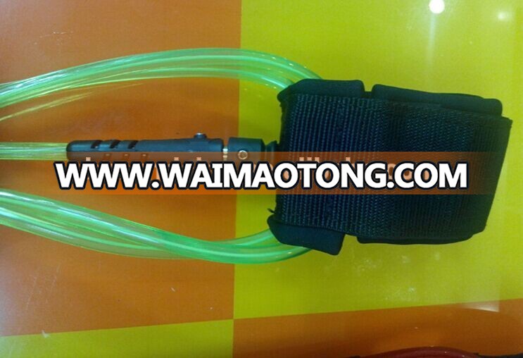 custom logo surfboard leash with straight rope