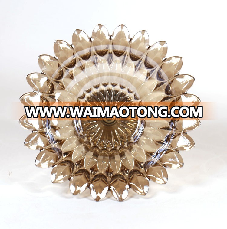 NO P020 modern simple Metal Base Delicate petals fruit plate of factory sale