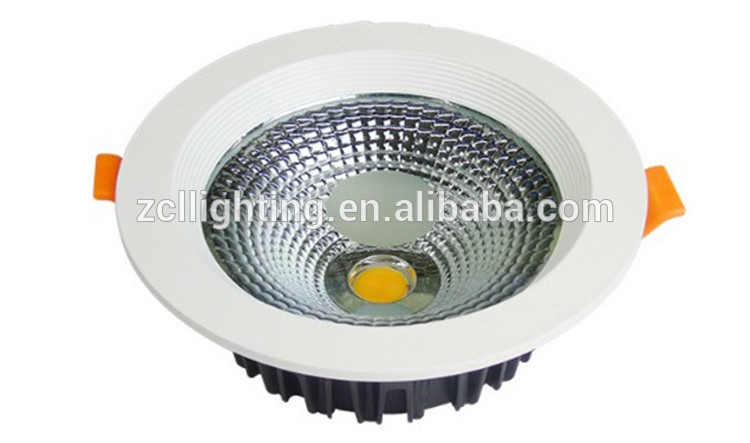 New hot selling pc aluminum CE RoHS cct adjustable dimmable cob recessed led downlight