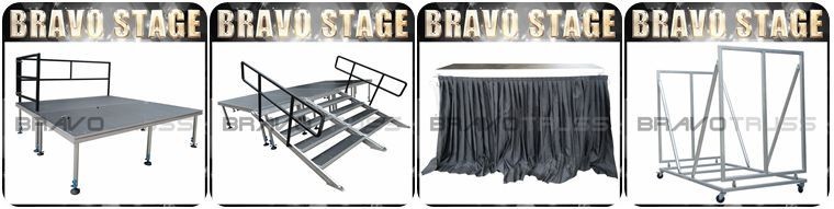 Aluminum Portable Stage Adjustable Portable Event Concert Stage