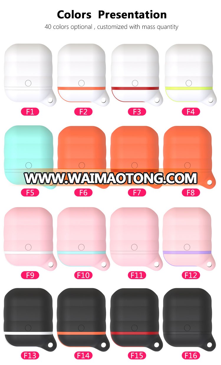 Amazon Top Seller 2019 New Waterproof Shockproof Silicone Mobile Charging Phone Earphone Case Cover For Airpod Wholesale