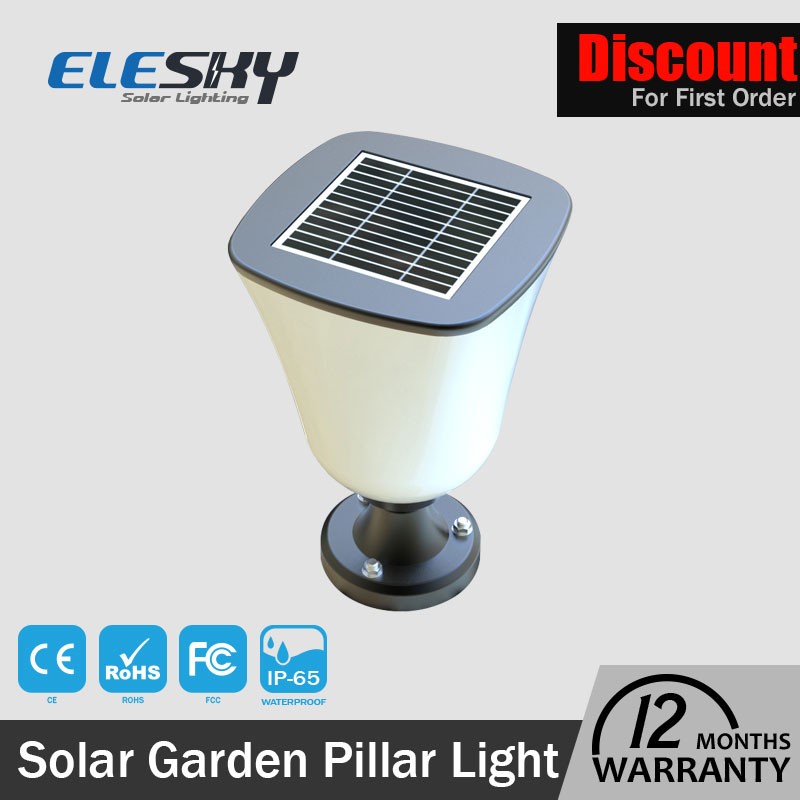 Unique Design Popular Home Decoration Solar Pillar Gate Lights