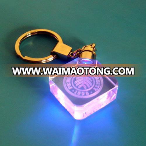 2014 new design customized crystal bottle keychain