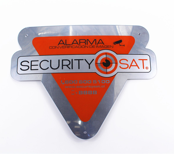 Custom security sign warning logo camera tips sign