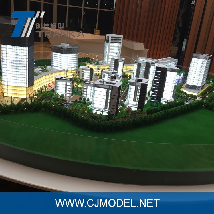 Commercial 3D maquette famous building model , building scale model maker