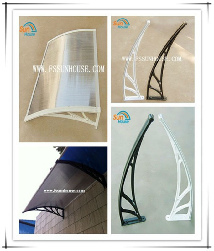 Polycarbonate Door Canopy Porch Awning Shelter