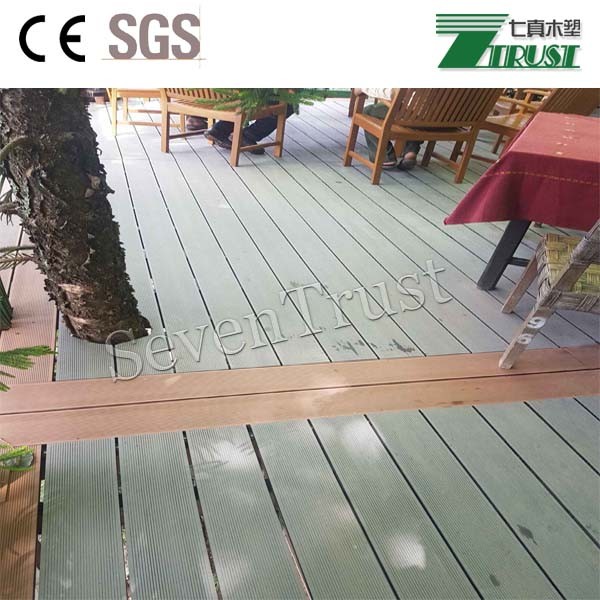 Cheap Composite Deck Boards Composite Decking Board/Outdoor Skirting Board(QZ-03B,135*25mm)